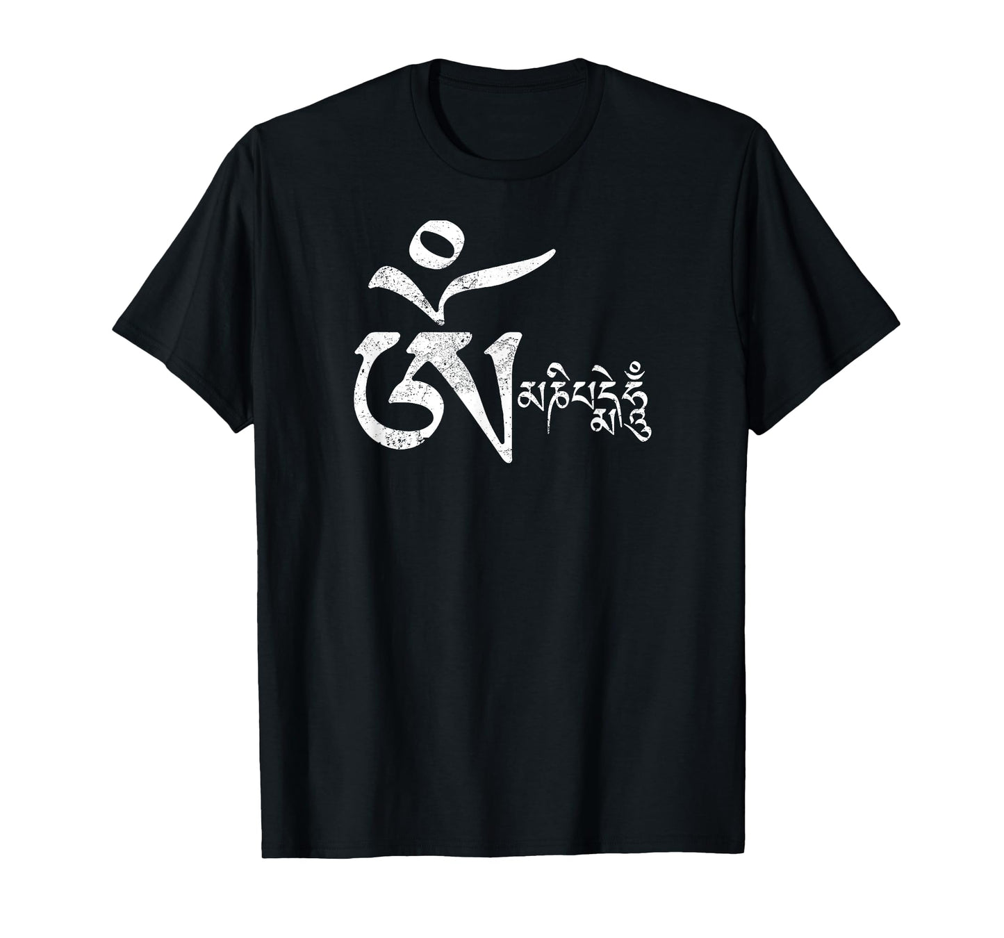 Mantra om mani padme hum yoga Buddhist zen meditation T-Shirt