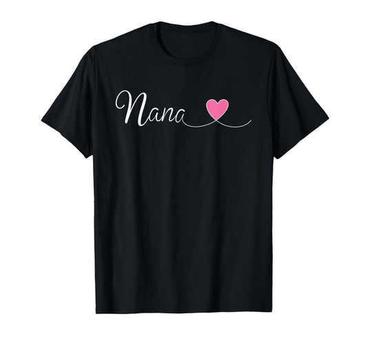 Nana For Grandma Grandmother Women Christmas Mothers Day T-Shirt
