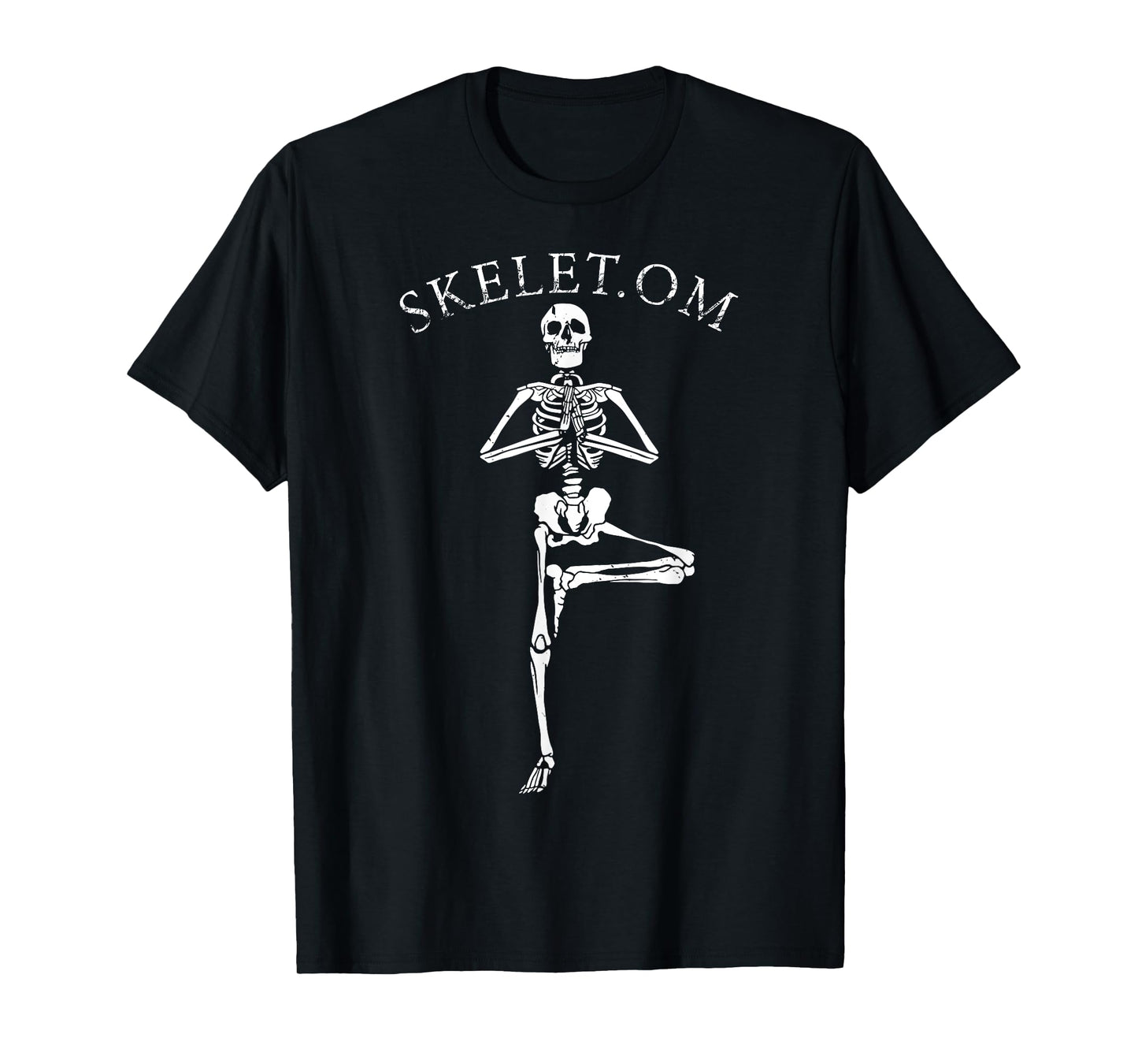 Yoga Skeleton - Skeleton Om - Half Lotus Pose - Skeletom T-Shirt