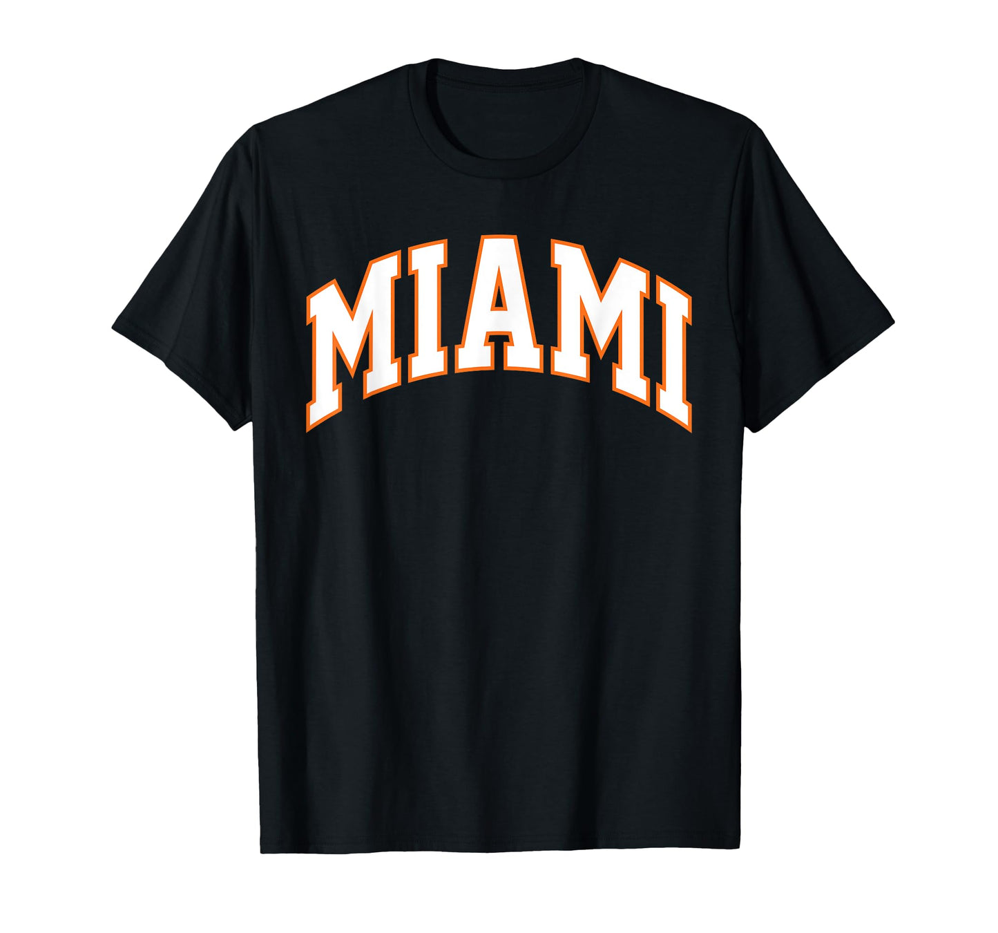 Retro Miami Men Miami Women Vintage Classic Orange Green FL T-Shirt