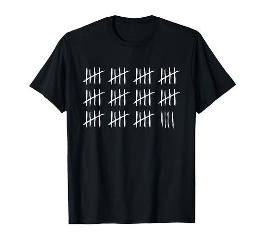 59 Years Done 59th Birthday Old Funny Tally Marks Counting T-Shirt