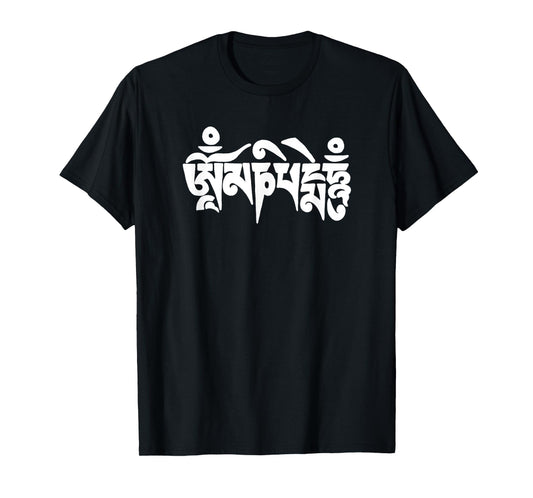 Sanskrit Om Mani Padme Hum T-Shirt