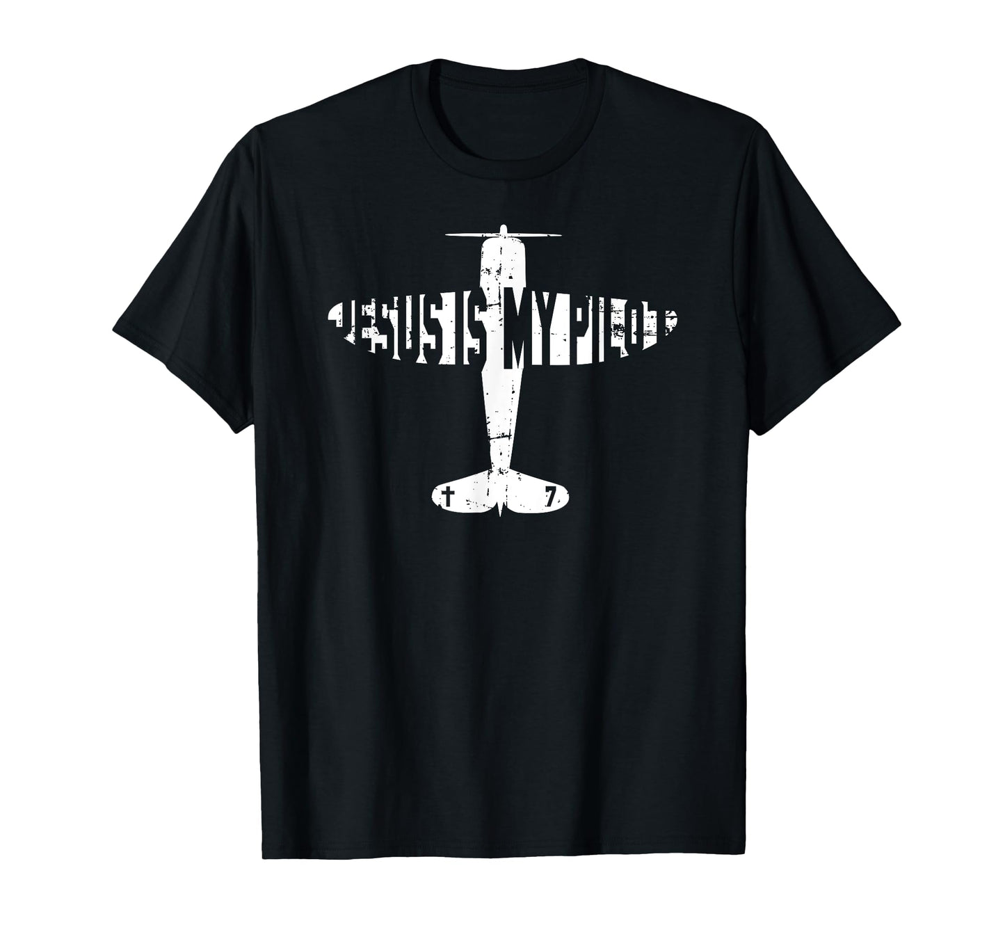 Jesus Is My Pilot - Christian Airplane T Shirt T-Shirt