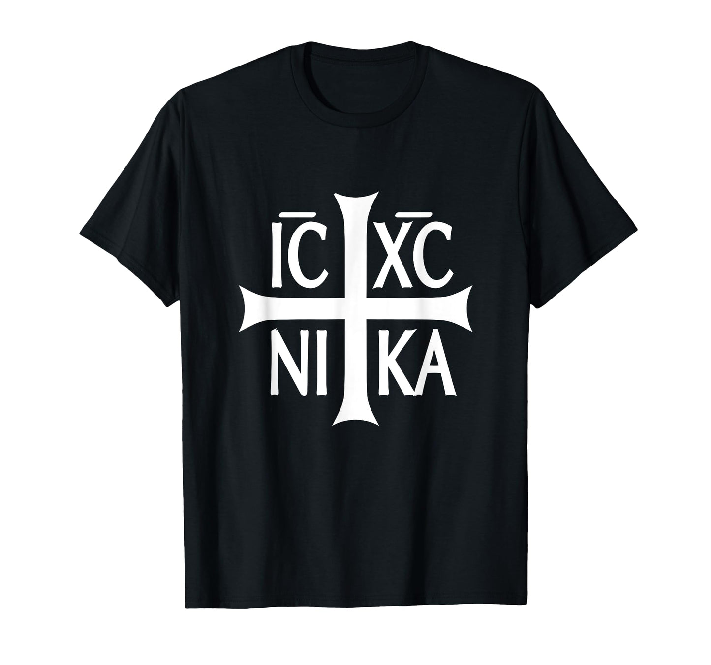 IC XC NIKA Cross T-Shirt Eastern Christian Greek Tee Shirt T-Shirt