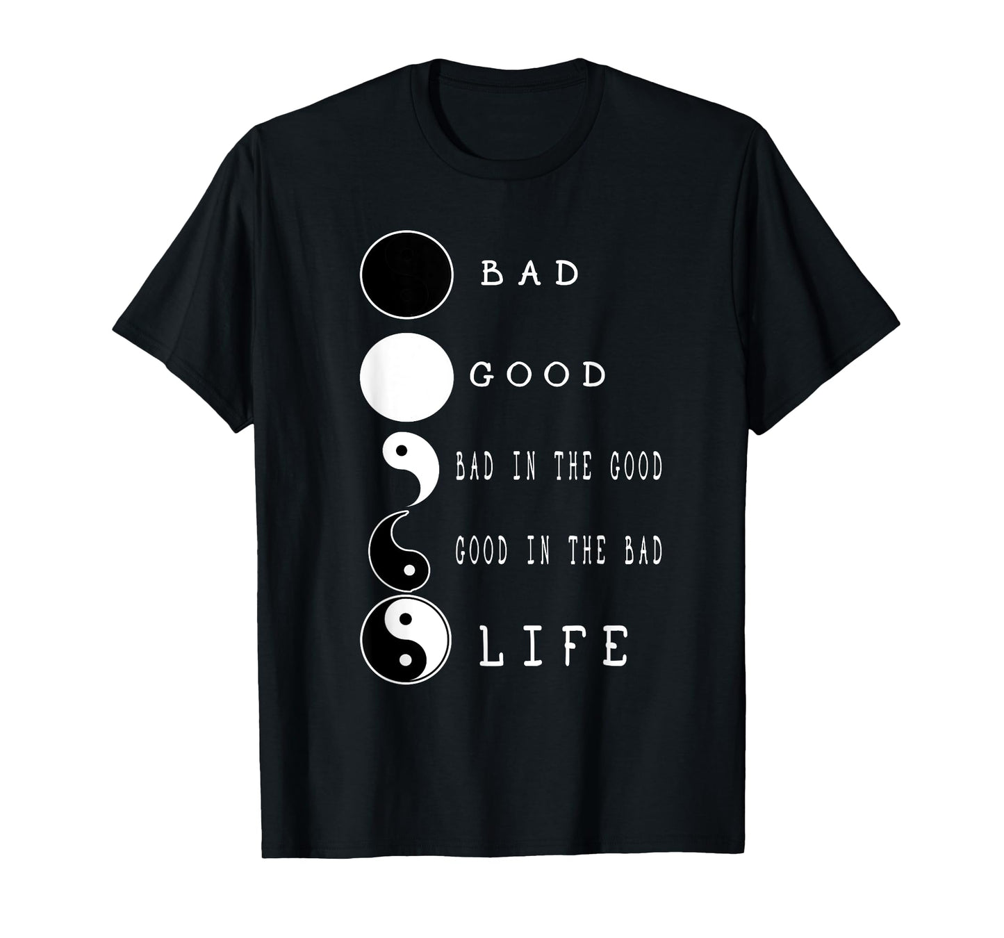Wowtastic! Unisex-Adults Yoga T-Shirt - Black - Small