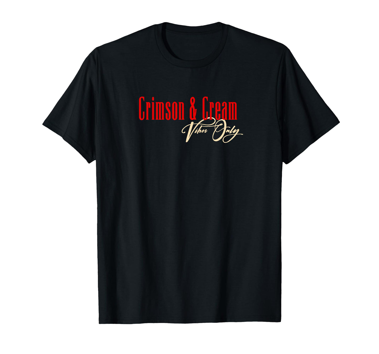 Only DST Crimson and Cream Vibes T-Shirt