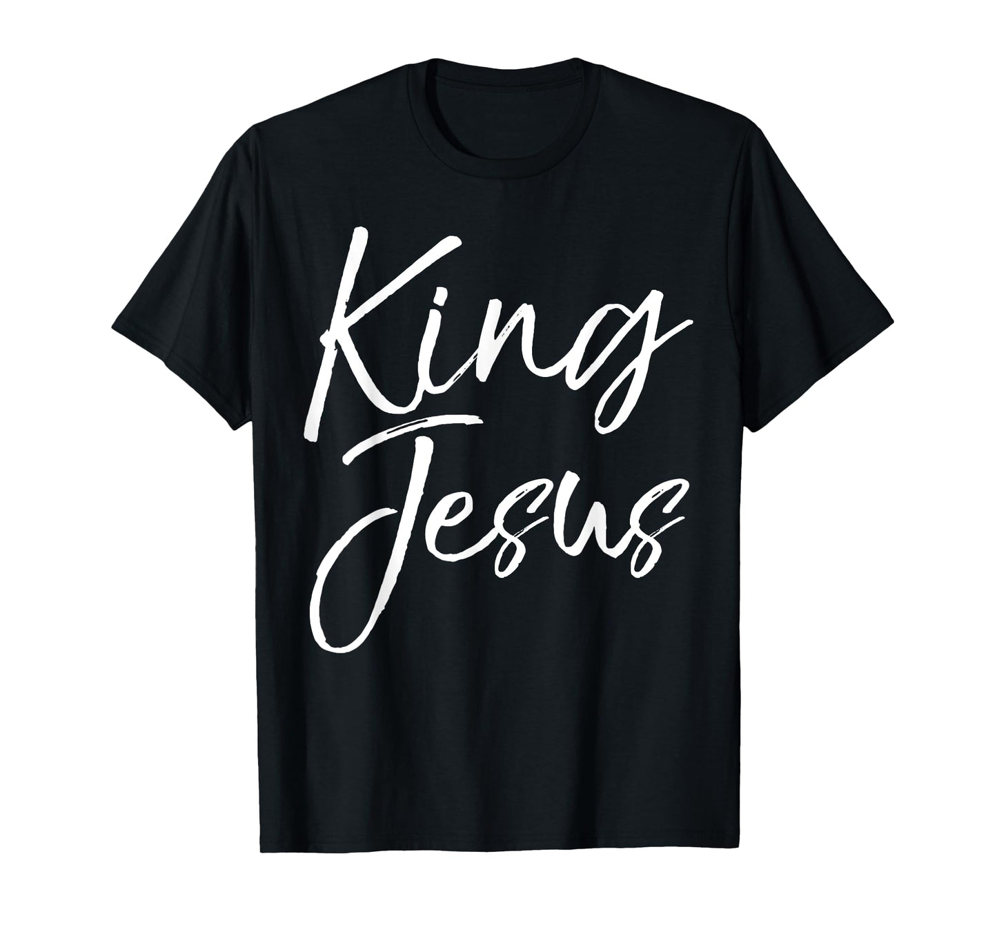 King Jesus Shirt Vintage Bold Cool Christian Royalty Tee