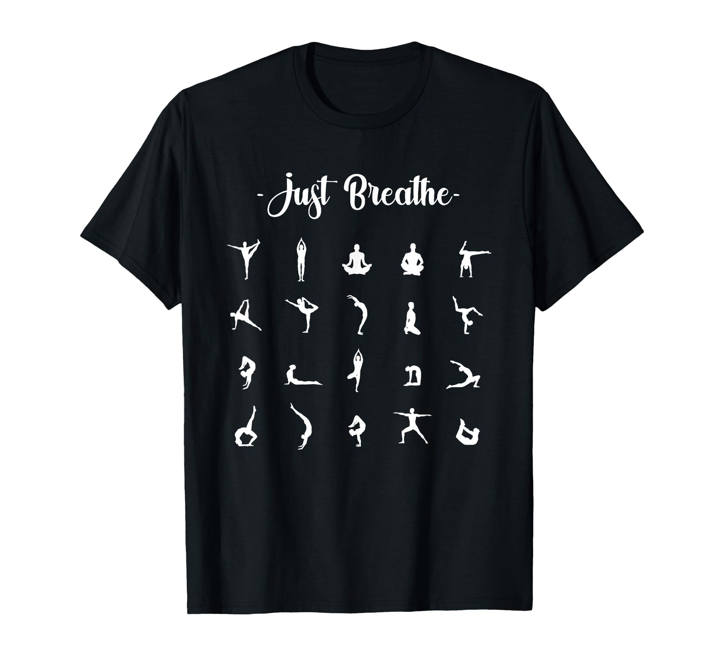 Just Breathe Yoga Meditation Gift T-Shirt