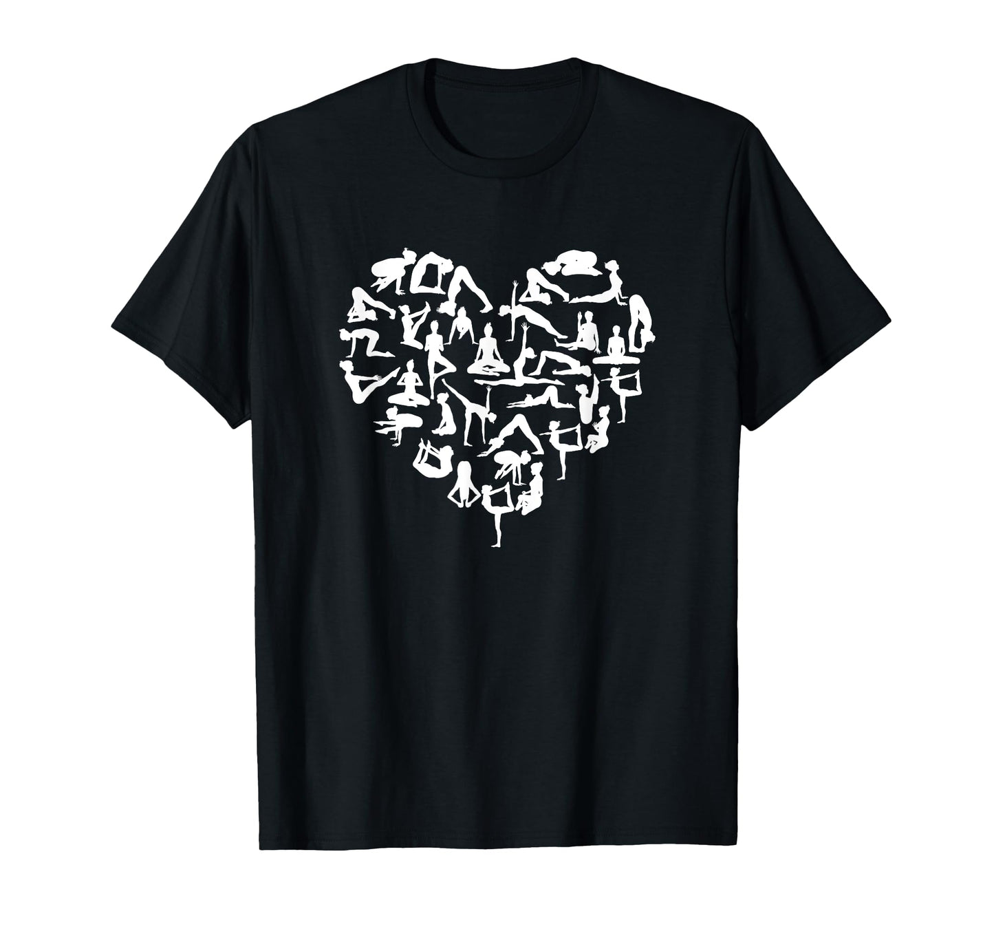 Yoga Love Spiritual Yogi Meditation Yoga Exercise Heart T-Shirt