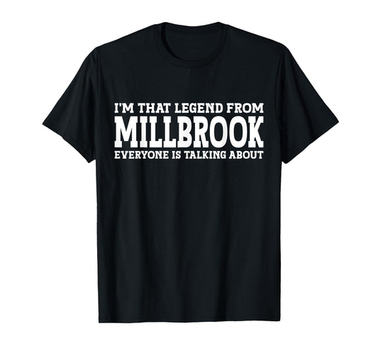 Millbrook Hometown AL Alabama Home Roots City Millbrook T-Shirt