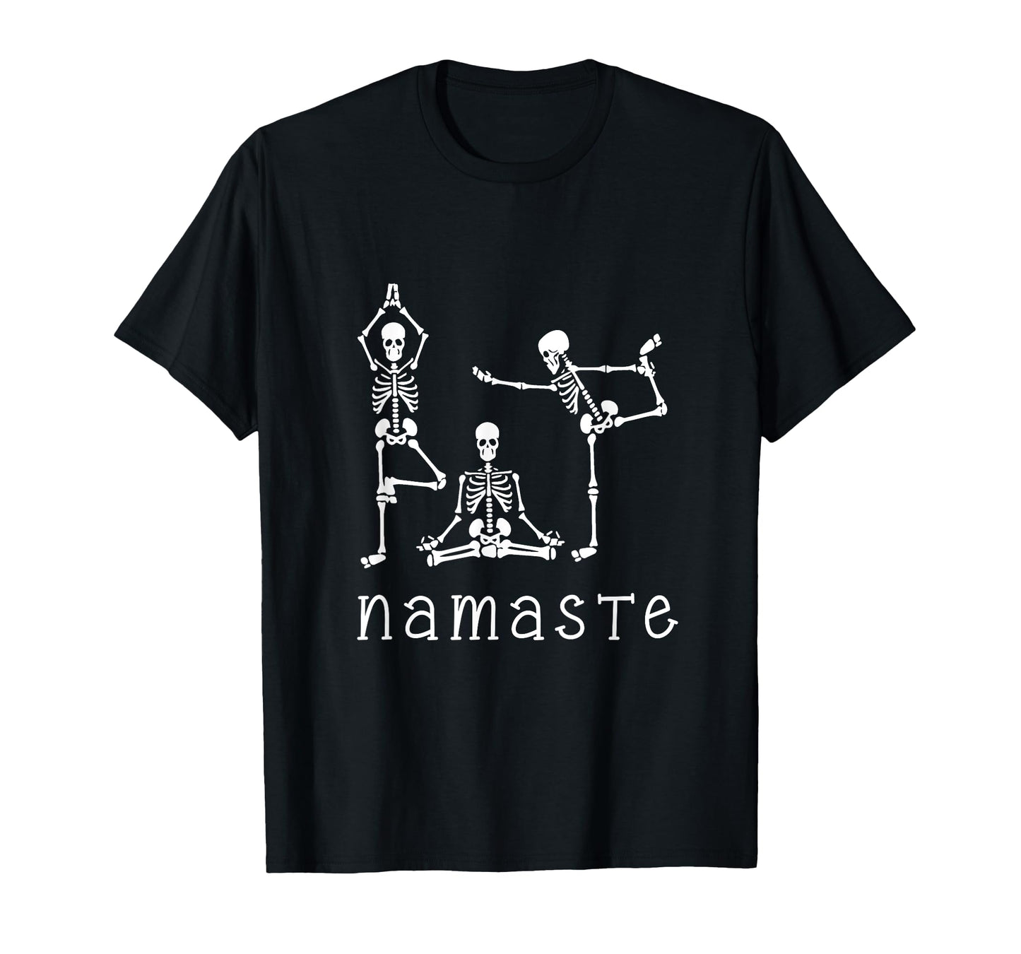 Namaste Skeletons Yoga Lover Gift for Yogi Workout Women T-Shirt