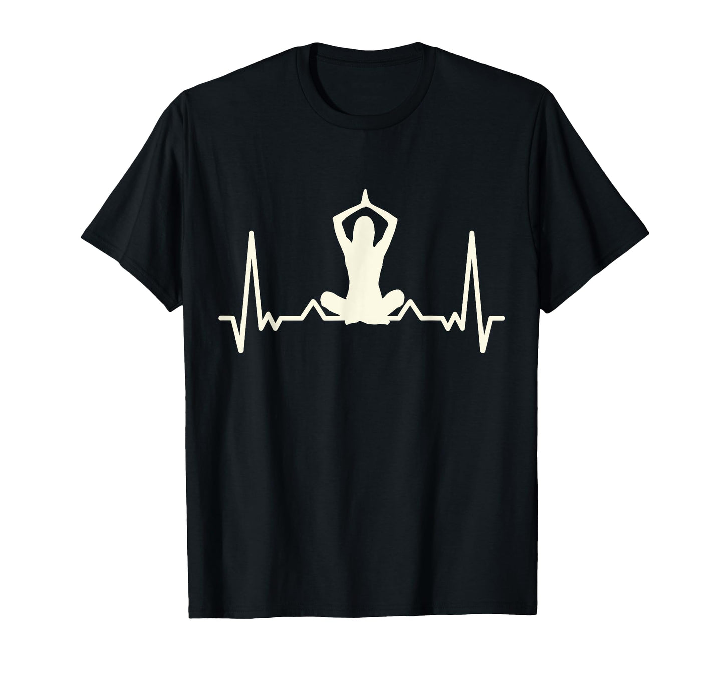 Yogi - I Love Yoga Heartbeat - Yoga T-Shirt