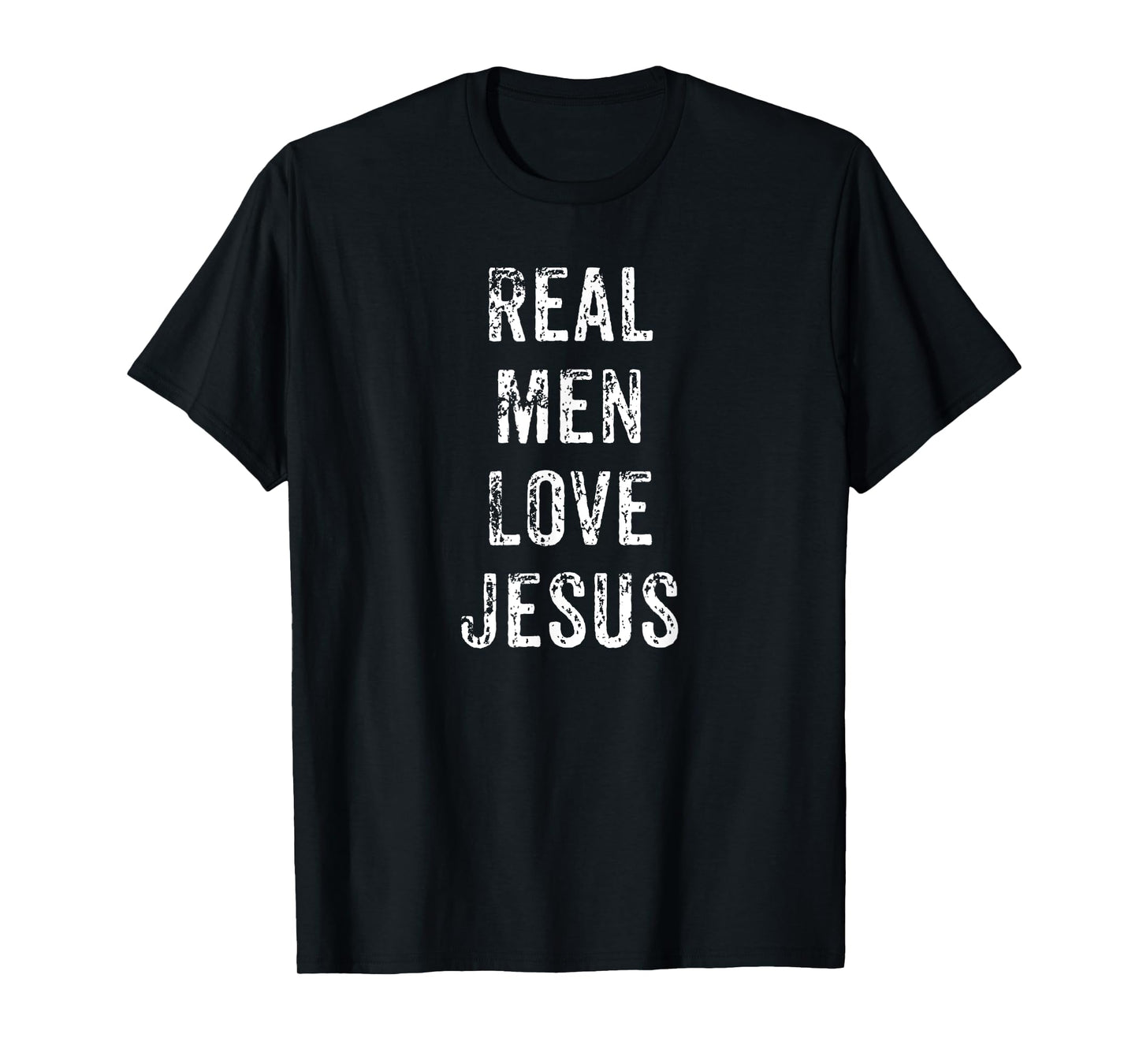 Funny Real Men Love Jesus Christian VBS Church Gift T-Shirt