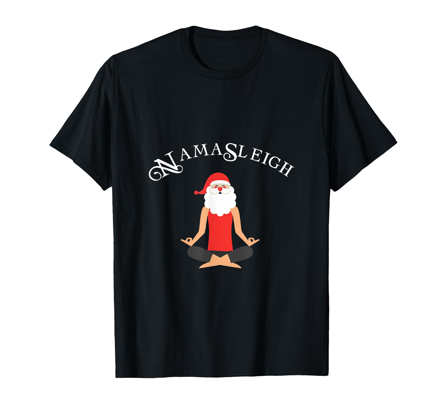 Funny Namasleigh Christmas Shirt | Yoga Xmas Gift T-Shirt T-Shirt