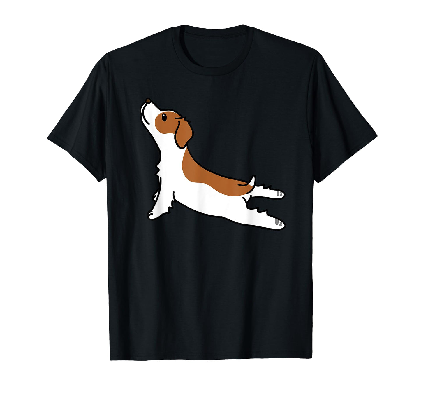 Epagneul Breton Yoga Pose Funny Dog Gift T-Shirt
