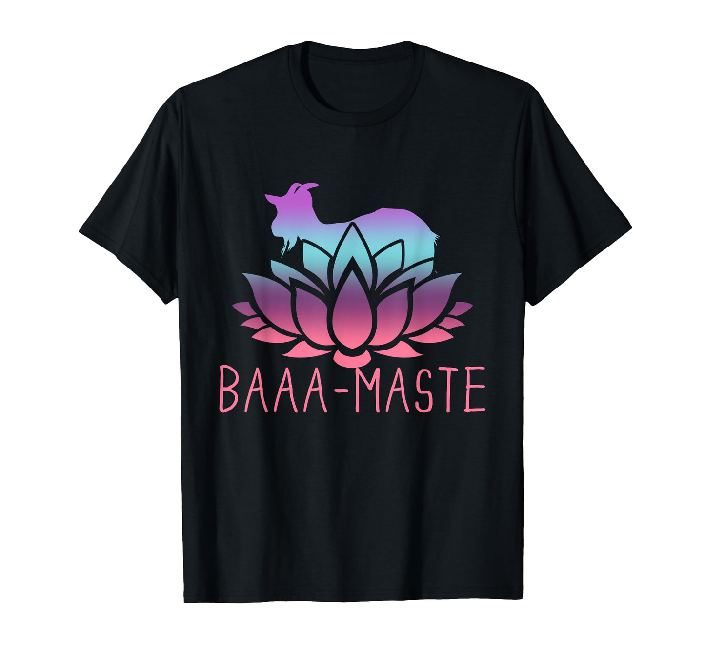 Baaa-maste Goat Yoga Namaste Spiritual Meditation Om Nayah T-Shirt