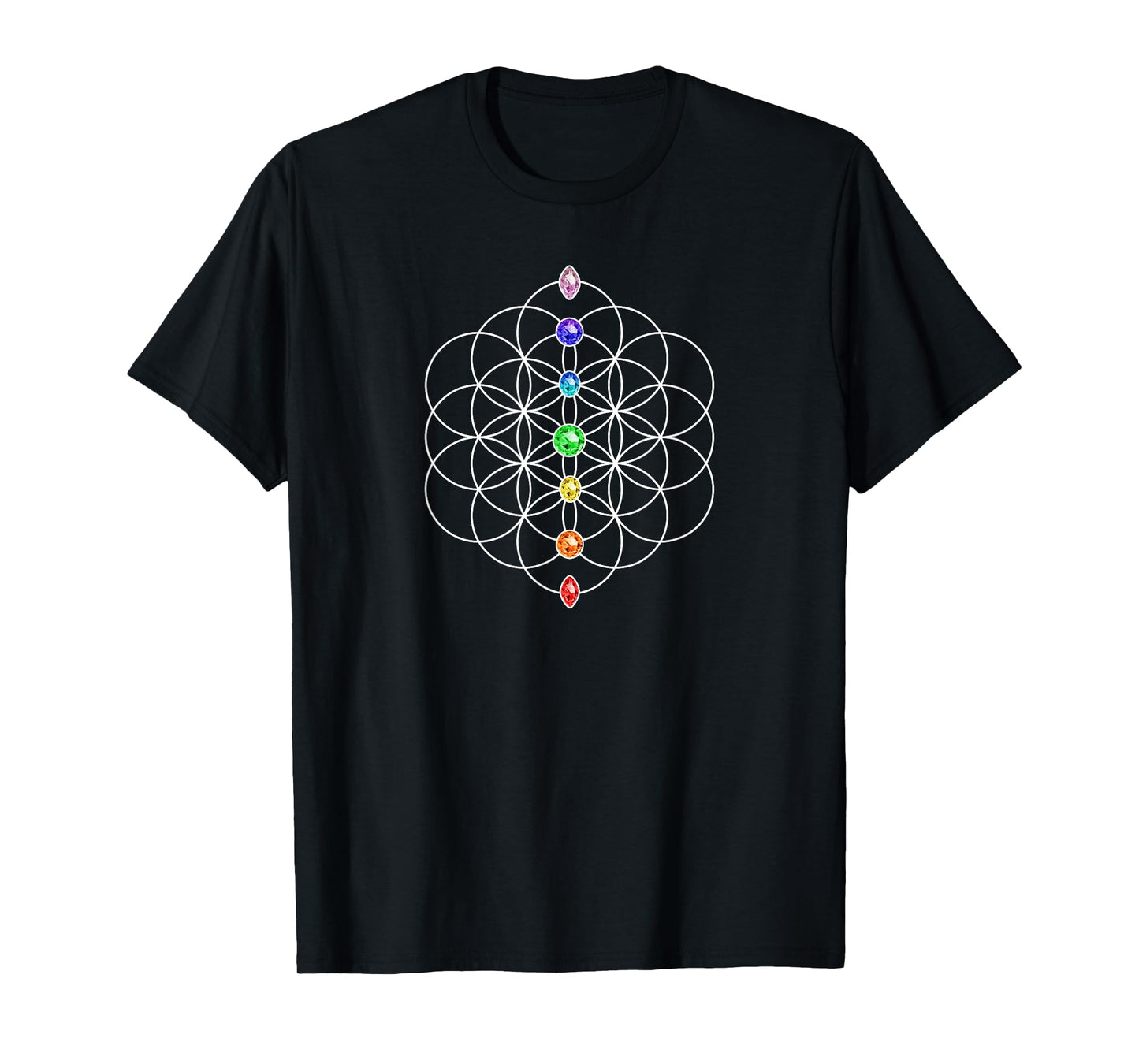 Flower of Life, Chakra, Sacred Geometrie, Yoga, Symbol T-Shirt