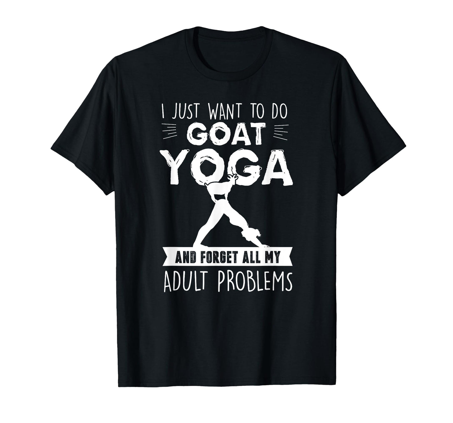 Funny Goat Yoga tshirt - Spiritual Cuteness T-Shirt