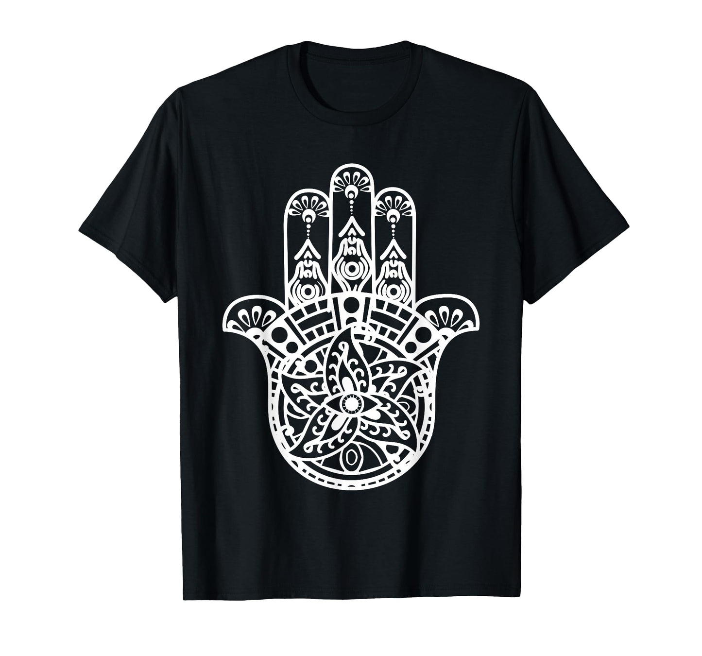 Spiritual Hamsa Hand Fatima Palm Good Luck Eye Khamsa Gifts T-Shirt