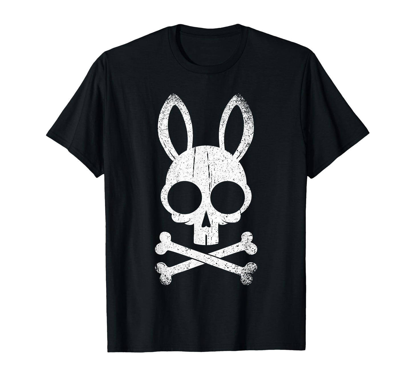 Jolly Roger Funny Bunny Skull Crossbones Egg Hunt Easter Day T-Shirt