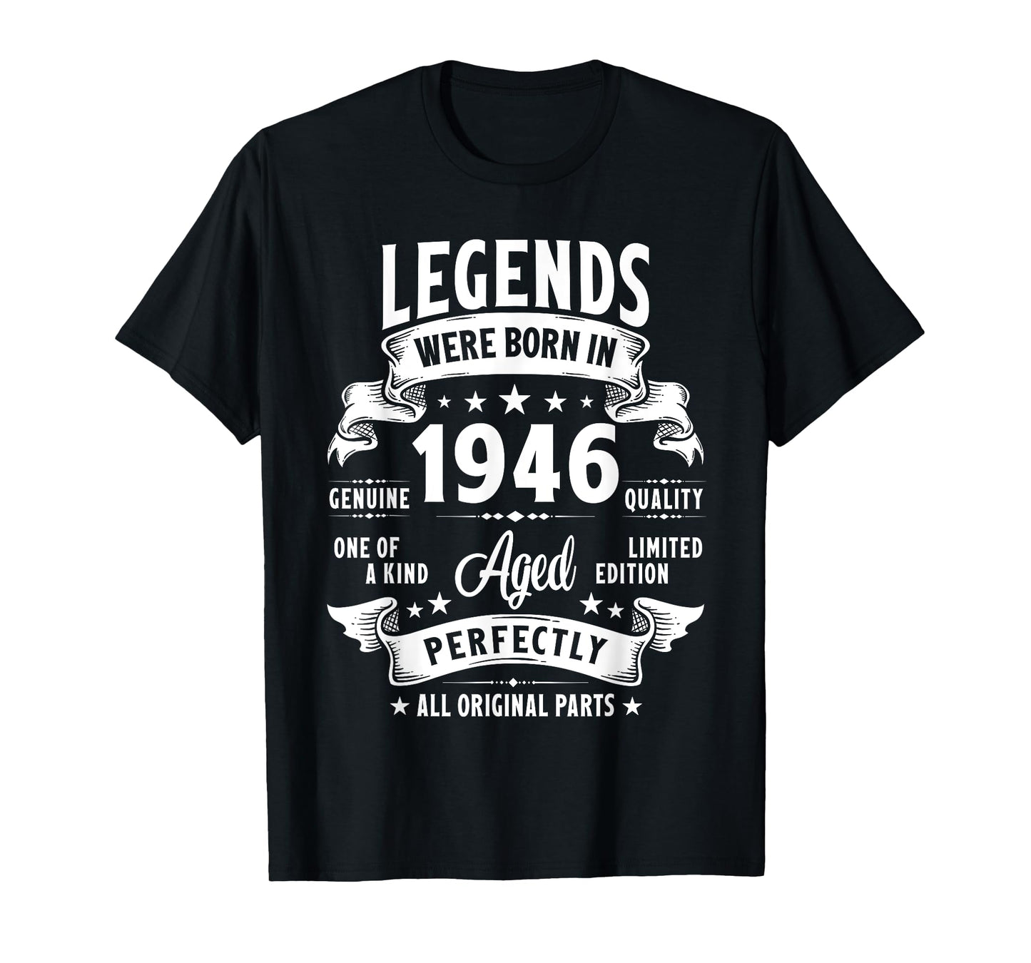 Vintage 1946 79 Year Old Gifts For Men Women 79th Birthday T-Shirt