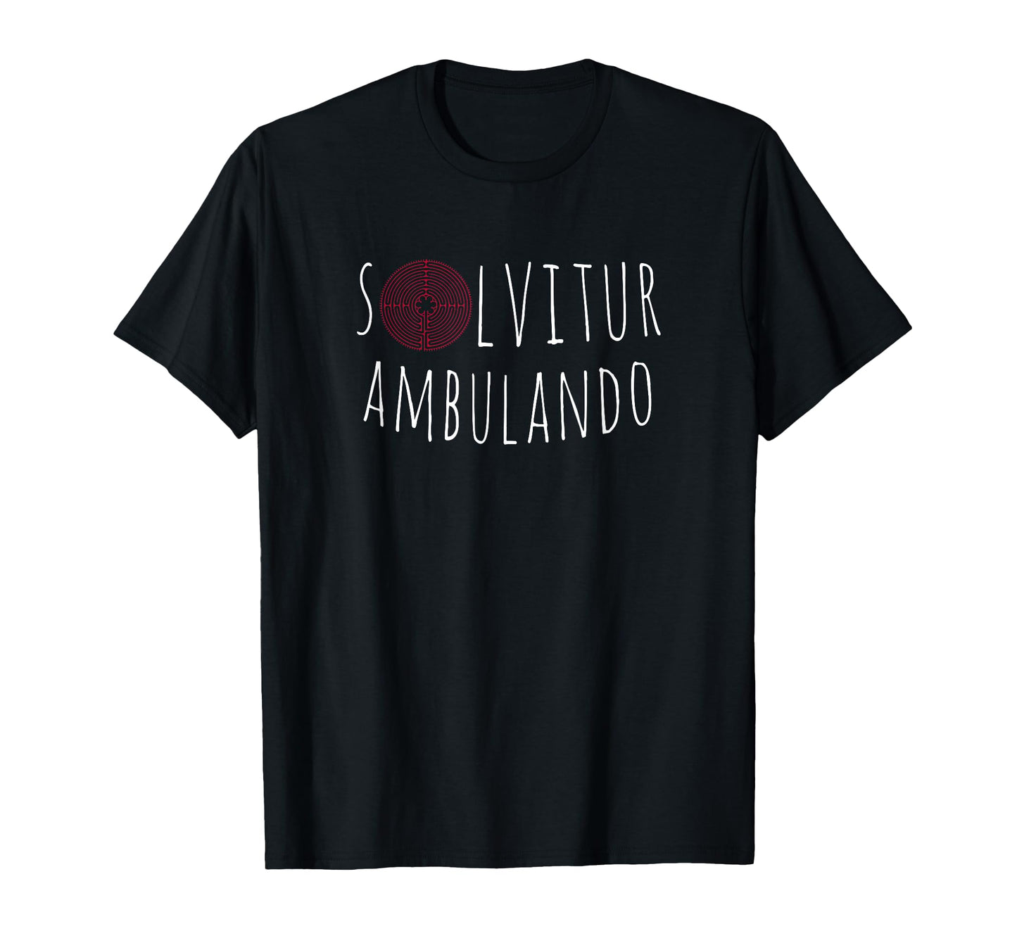 Solvitur Ambulando Labyrinth Walking T-shirt