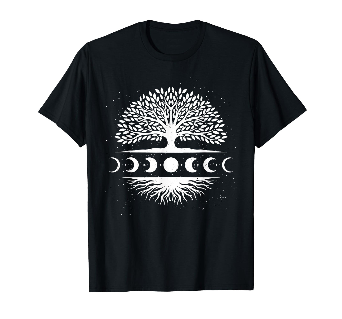 Tree Of Life Yggdrasil Moon Phase Spiritual T-Shirt