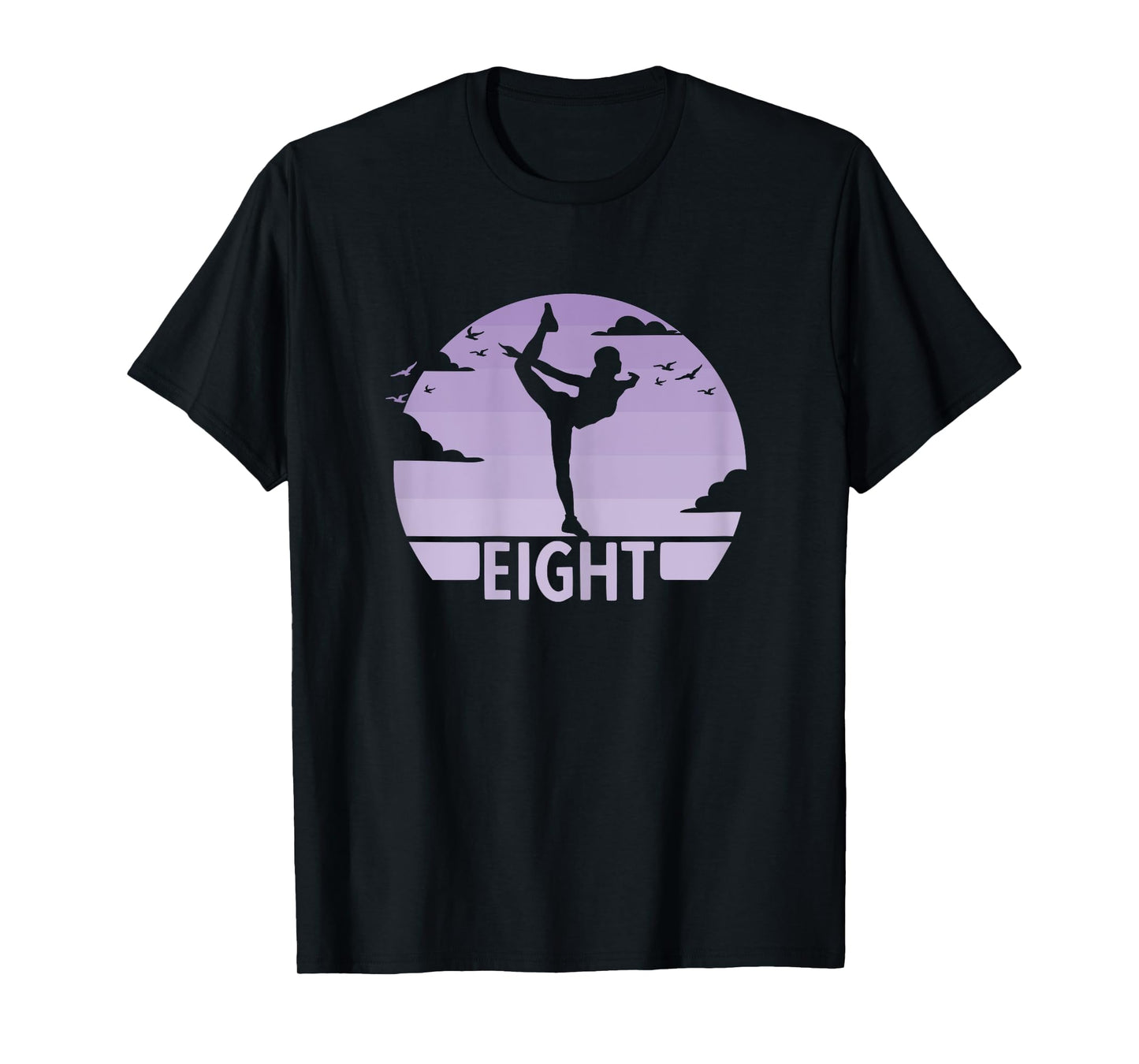 8th Birthday Gymnast Dancer 8 Years Girl Gymnastics T-Shirt