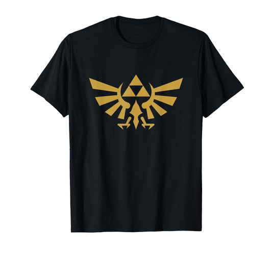 The Legend of Zelda Hyrule Gold Tricolor Shield T-Shirt