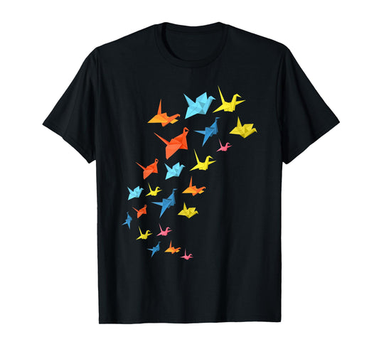Japanese Folding Art Origami Master Paper Cranes Origami T-Shirt