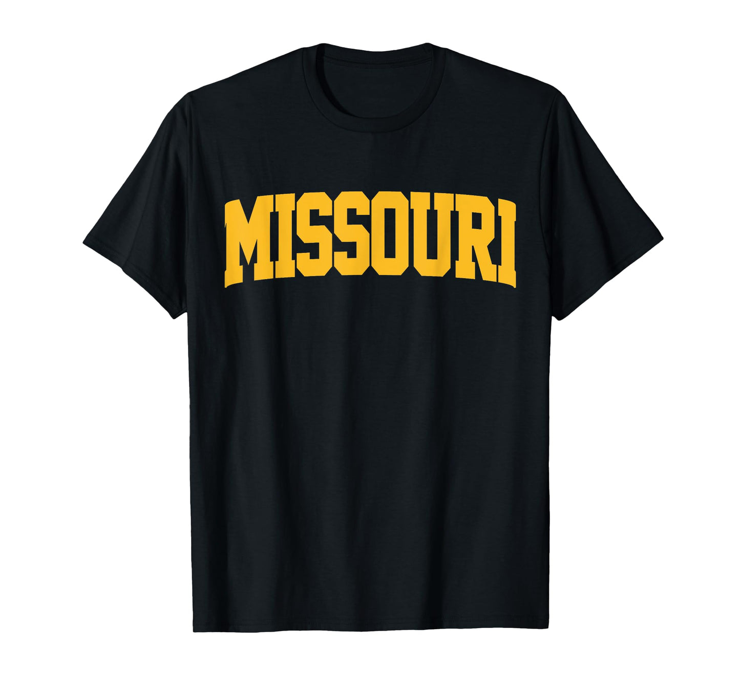 Retro Missouri Tee Vintage Missouri Black Gold Fun Throwback T-Shirt
