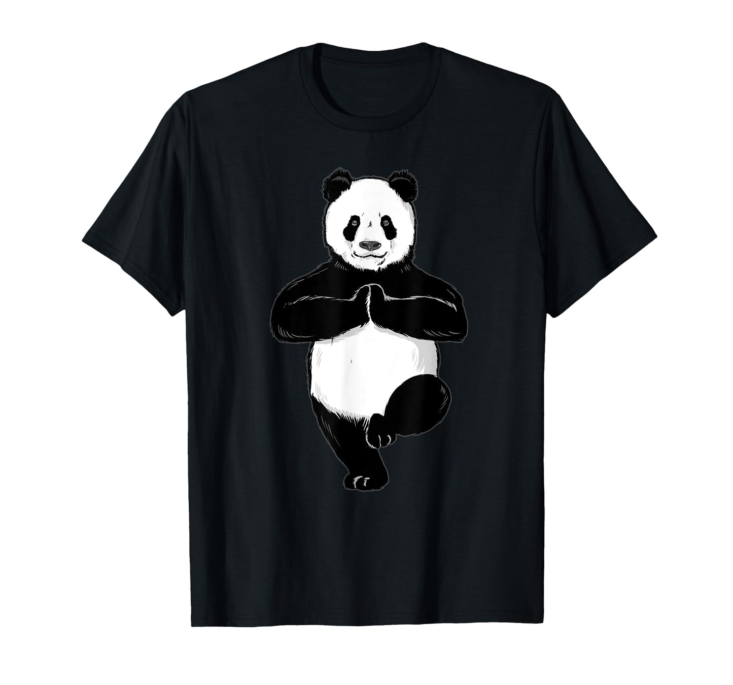 The Mountain Funny Spiritual Yoga Panda Kids Adults T-Shirt