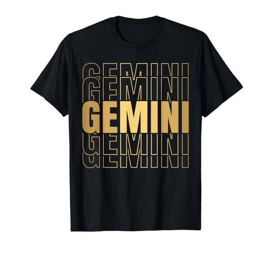 Gemini Zodiac Sign Lover May June Birthday Funny T-Shirt