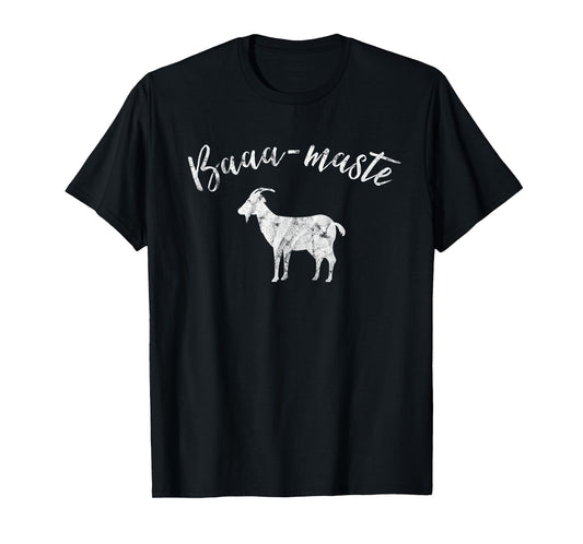 Baaa-Maste Goat Yoga T Shirt
