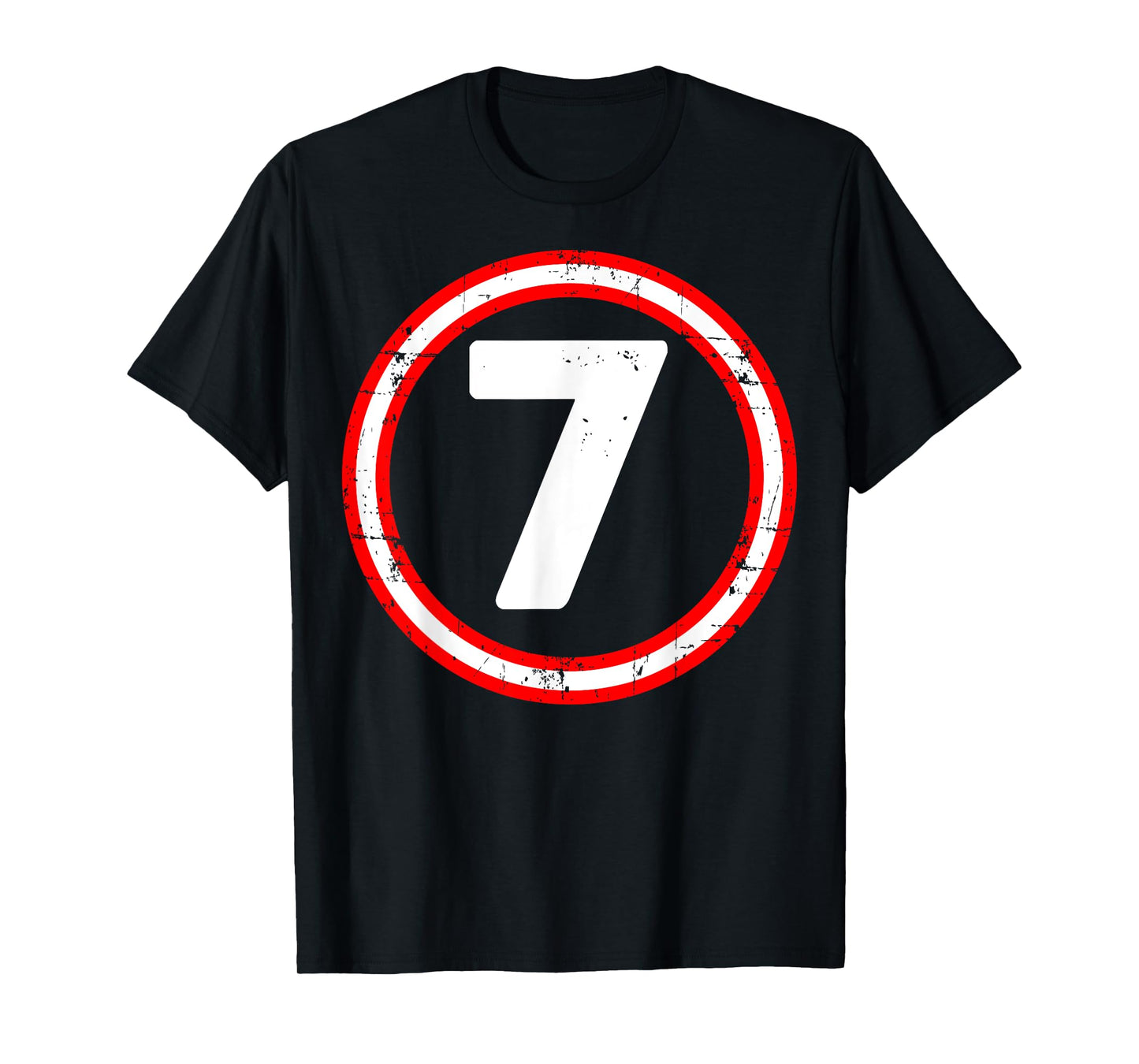 7th Birthday of Boy or Girl, 7 Years Old, Seven T-Shirt
