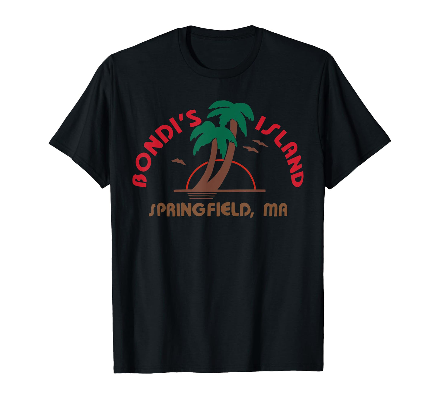 Bondi's Islands Vacation Retro Sunset Palm Trees Vacation T-Shirt