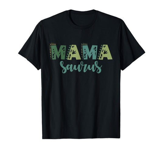 Mama Saurus Dinosaur Birthday Mom Dad Birthday Boy T-rex T-Shirt