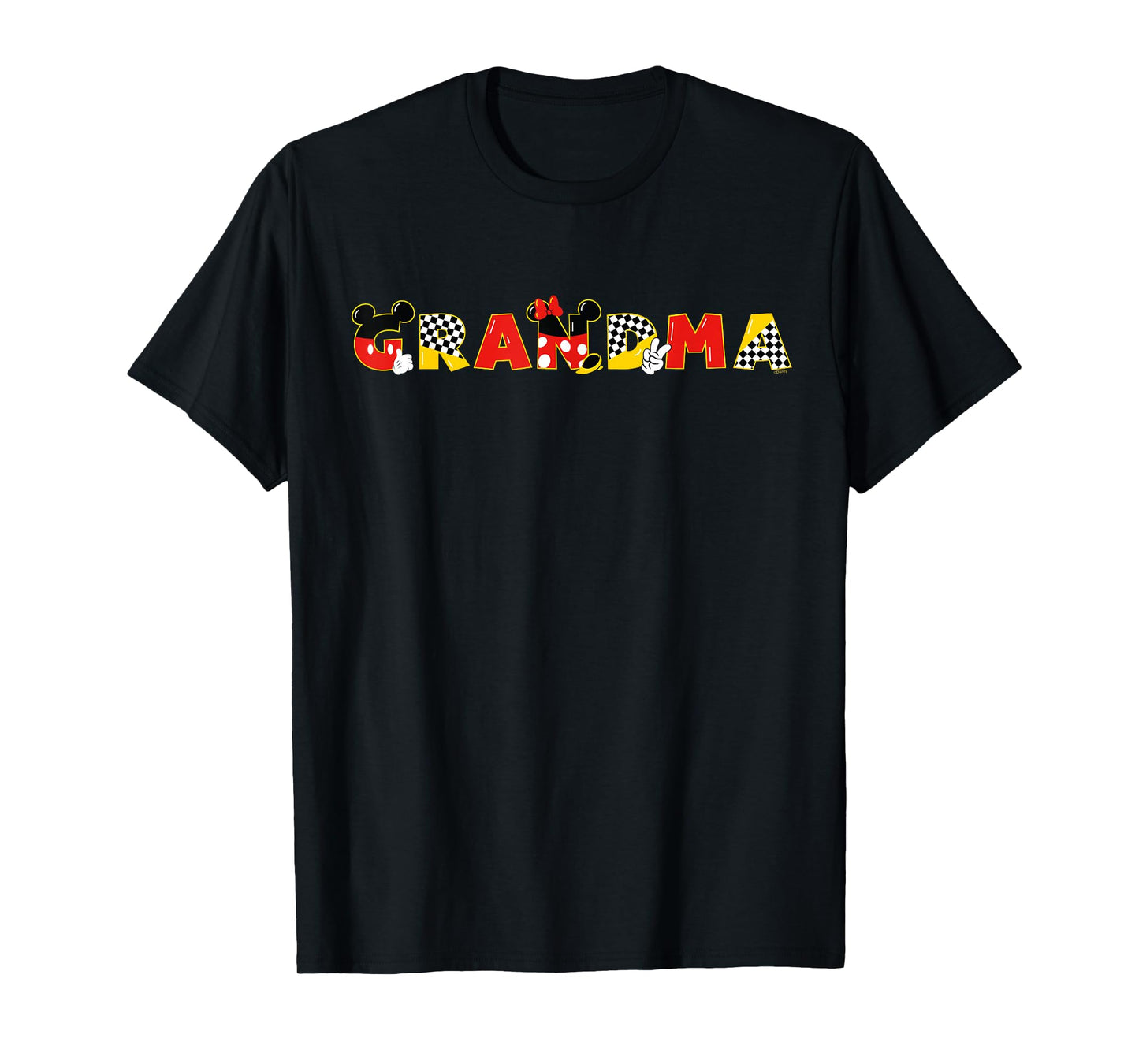 Disney Mickey & Minnie Grandma Gift Family Trip Vacation T-Shirt