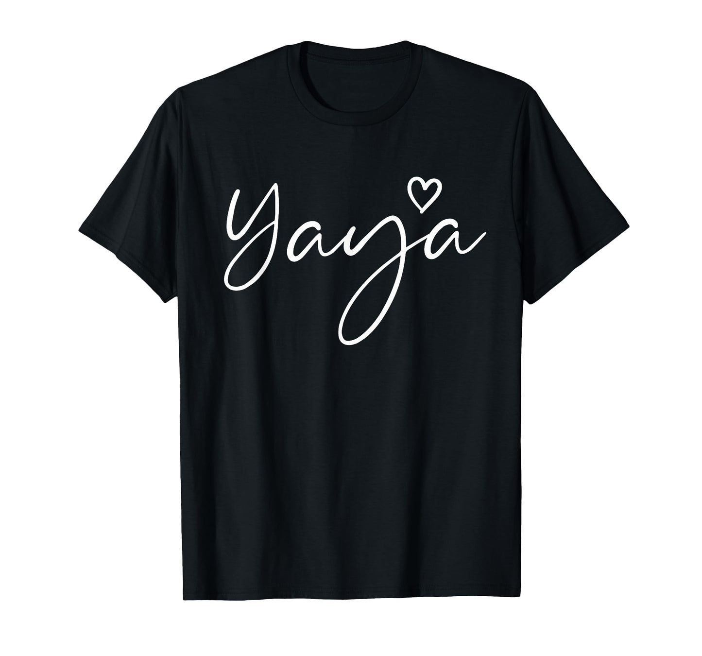 Yaya Gifts For Women Grandma Heart Mother's Day Yaya T-Shirt
