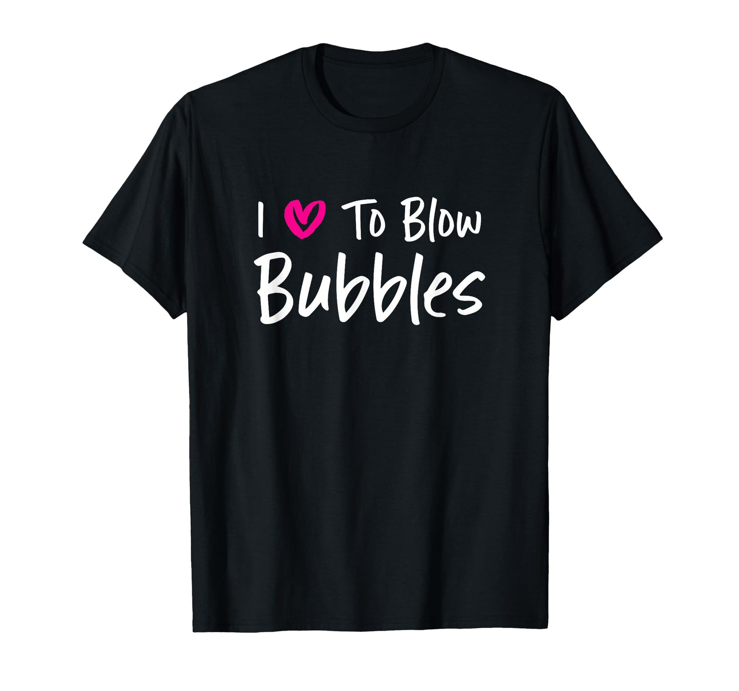 I Love to Blow Bubbles for Her Funny WIfe Girlfriend Couple T-Shirt