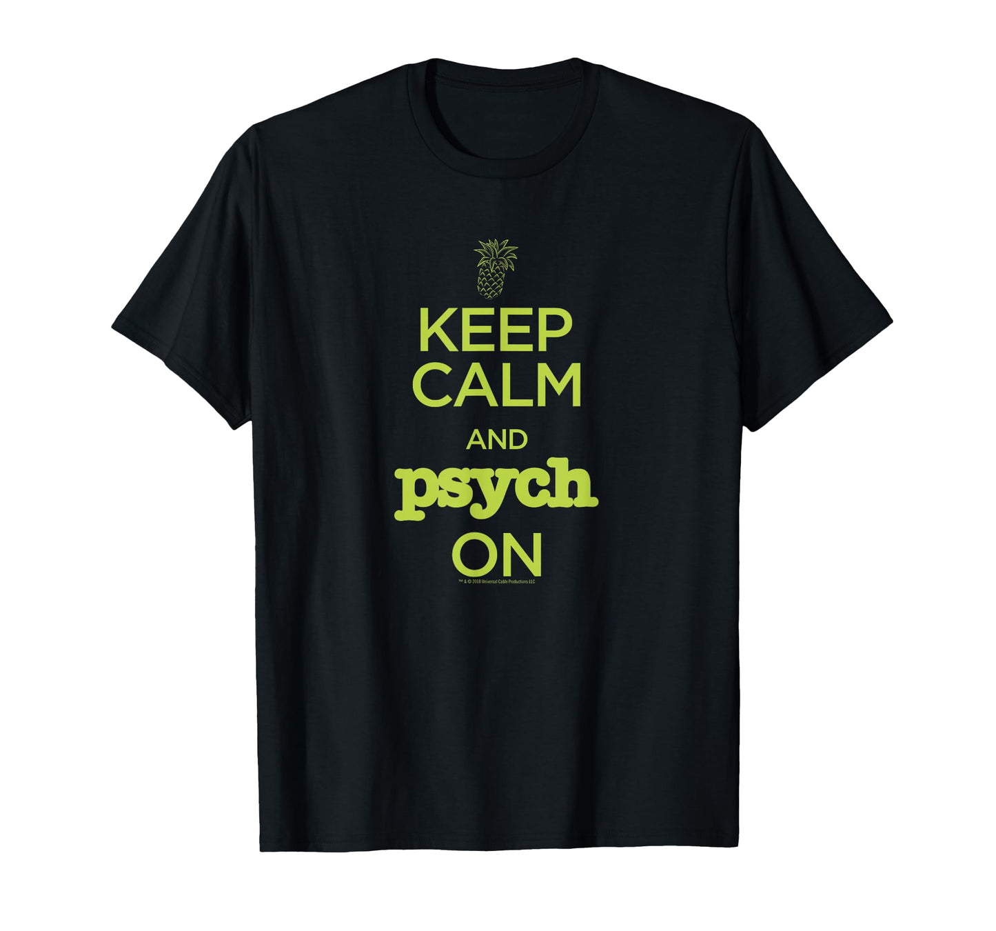 Psych Keep Calm and Psych On Standard T-Shirt - Official Tee T-Shirt
