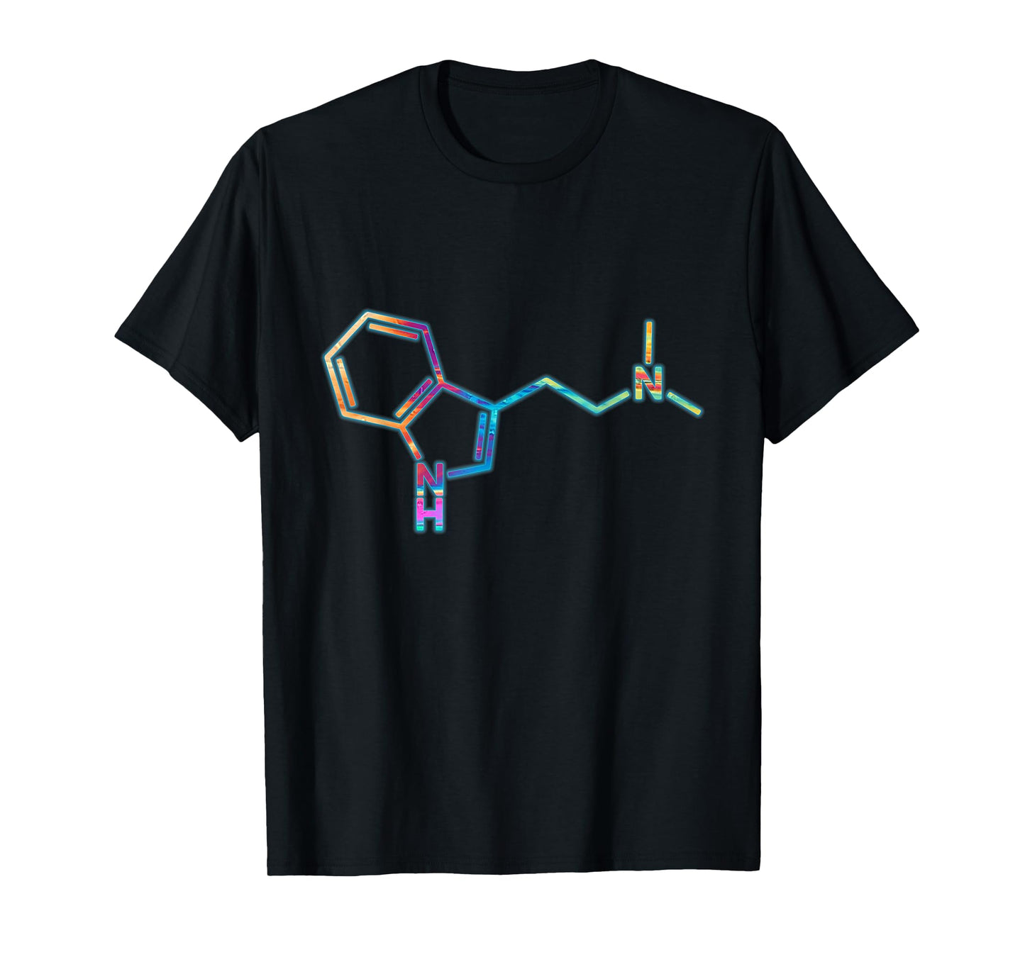 Spiritual DMT Molecule T-Shirt for Psychedelic Art Lovers