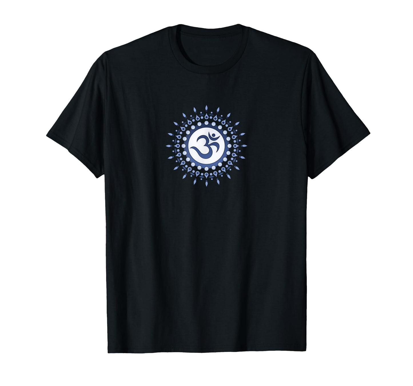 Om Mantra Sun Yoga Symbol Mandala T-Shirt