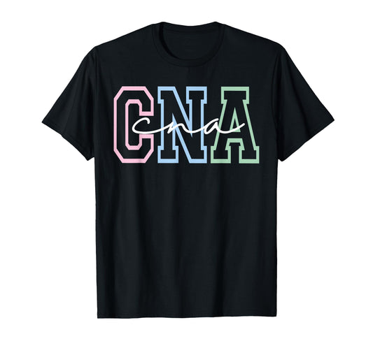 Women CNA Shirt for Nursing Assistants Healthcare RN T-Shirt