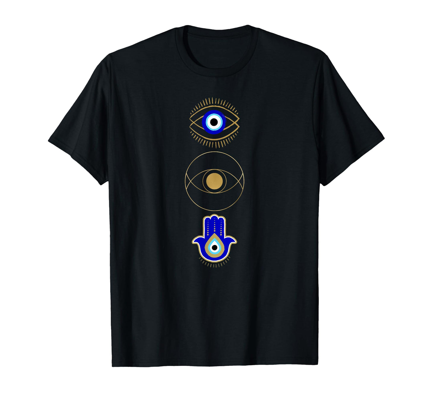 Evil Eye Print Pullover Protect Your Energy Mystical Gifts T-Shirt