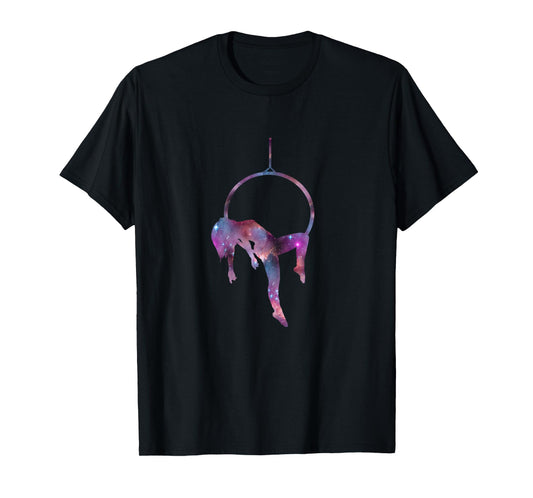 Aerial Hoop Galaxy Aerial Yoga Hanging Aerialis Aerial T-Shirt