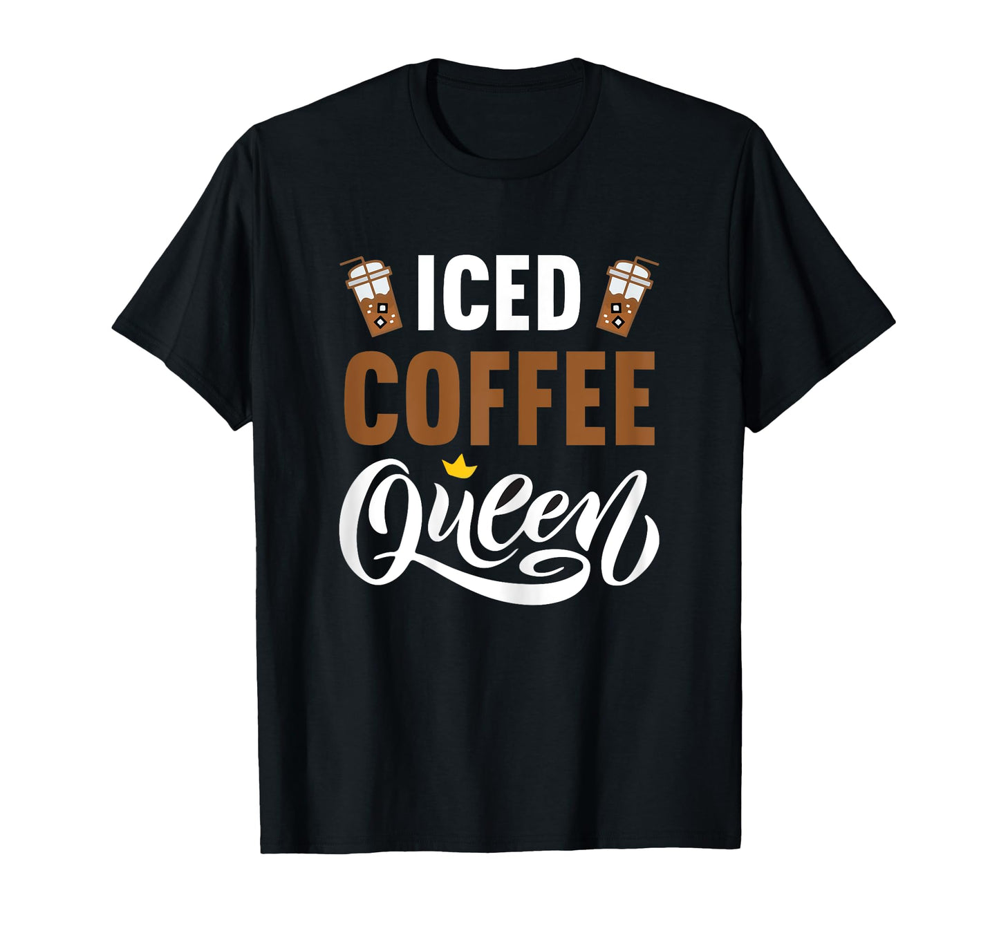 Womens Iced Coffee Queen T-Shirt