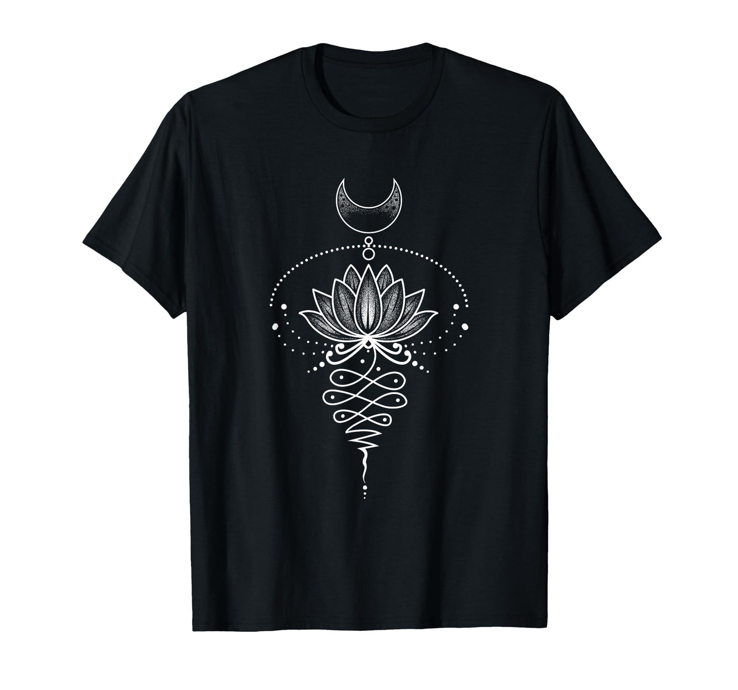 Spiritual Lotus Flower Unalome Zen Meditation Yoga Lovers T-Shirt