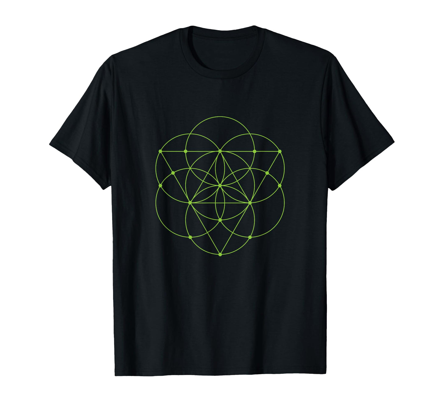 Sacred Geometry - Seed Of Life With Triangle T-Shirt T-Shirt
