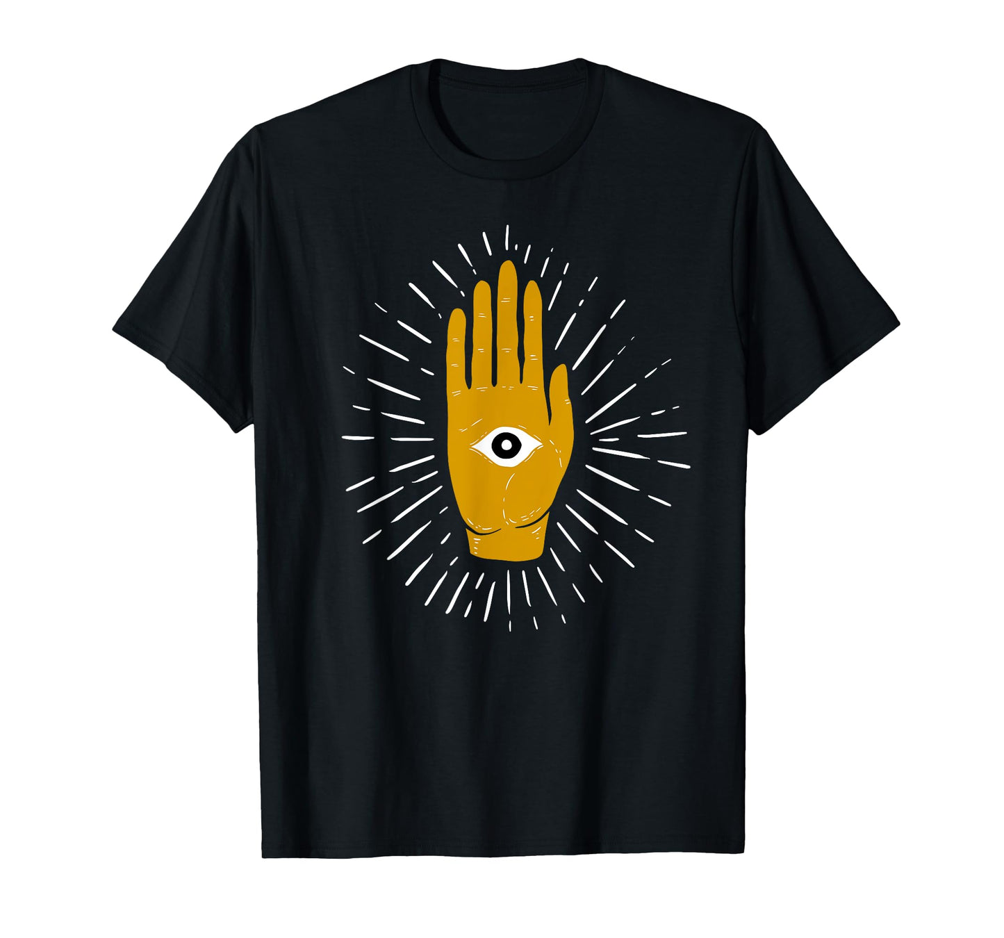 Spiritual Mystic Eye Third Eye All Seeing Eye Hamsa Hand T-Shirt